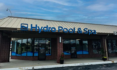 Hydro Pool & Spa storefront in Blue Springs, MO